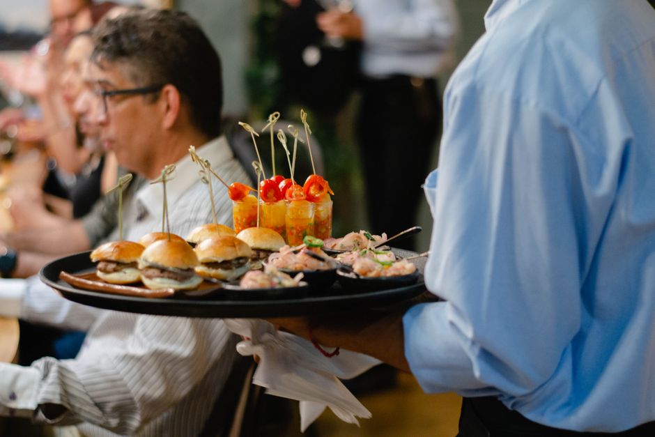 Italian catering and dining — professional food photography