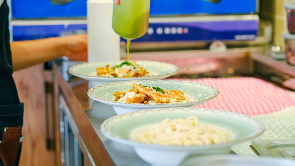 Italian catering and dining — professional food photography