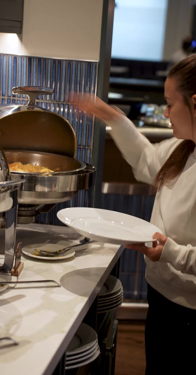 Italian catering spread with fresh ingredients and professional plating
